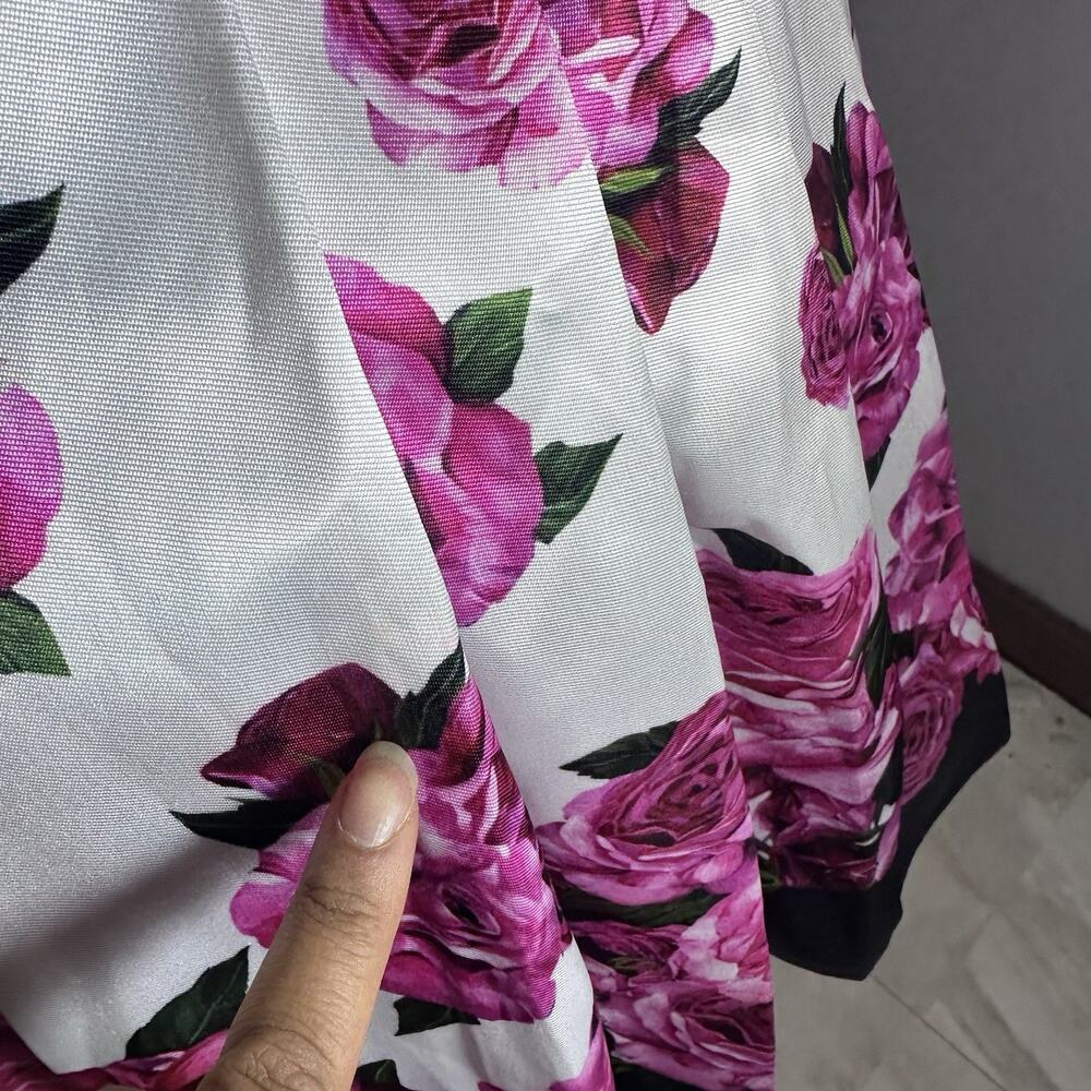 NWT Vintage Sweetheart Floral Sun Dress Sz 10 A-line Derby Coquette Party Midi - Picture 13 of 16